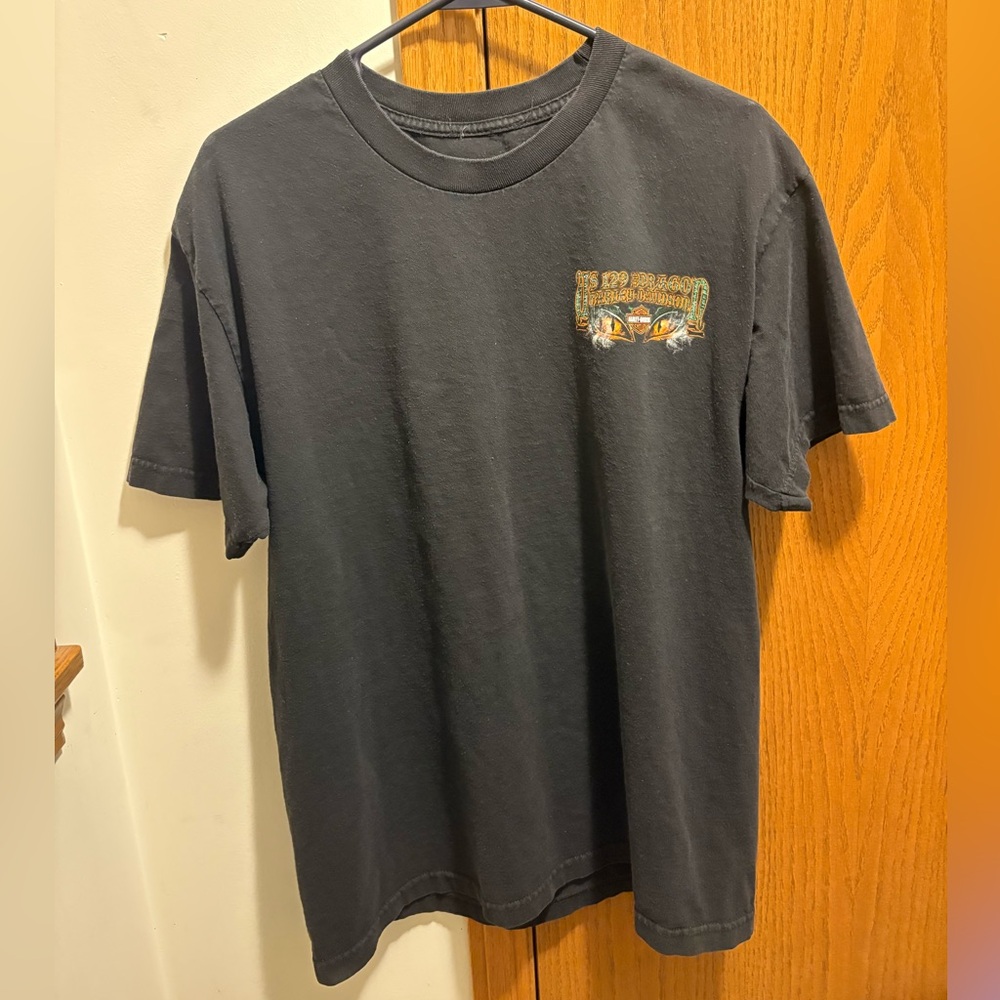 GENUINE HARLEY DAVIDSON MENS XLARGE T SHIRT BLACK US129 THE DRAGON HD TENNESSEE